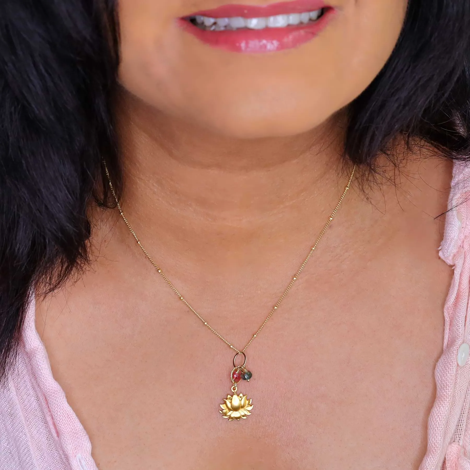 Rise - Lotus Blossom Necklace