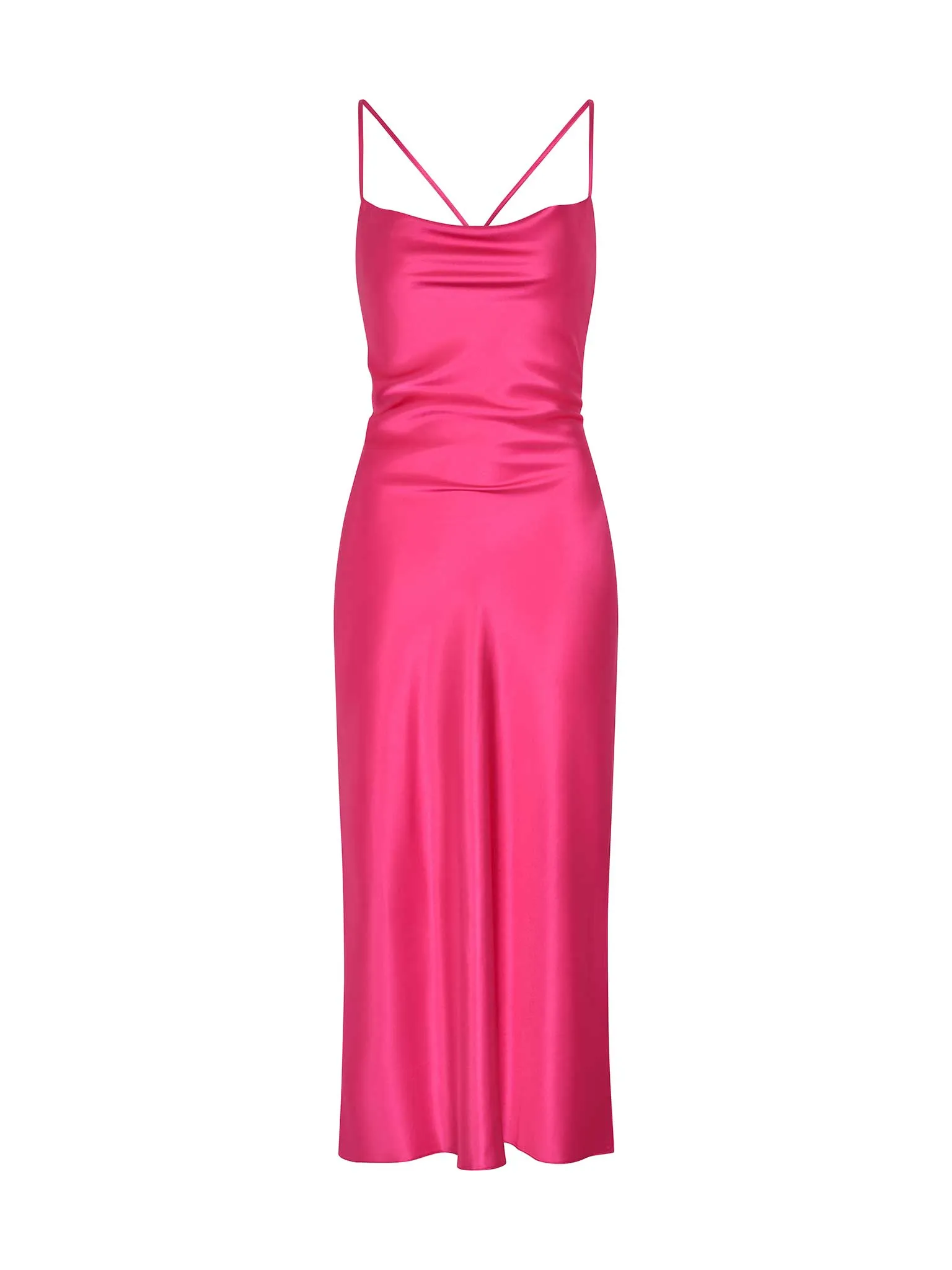 Riviera Midi Dress in Pink