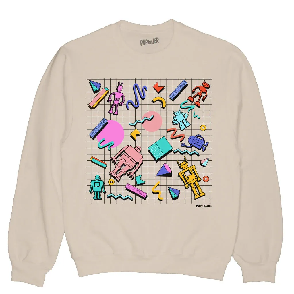 Robot Pullover Sweatshirt