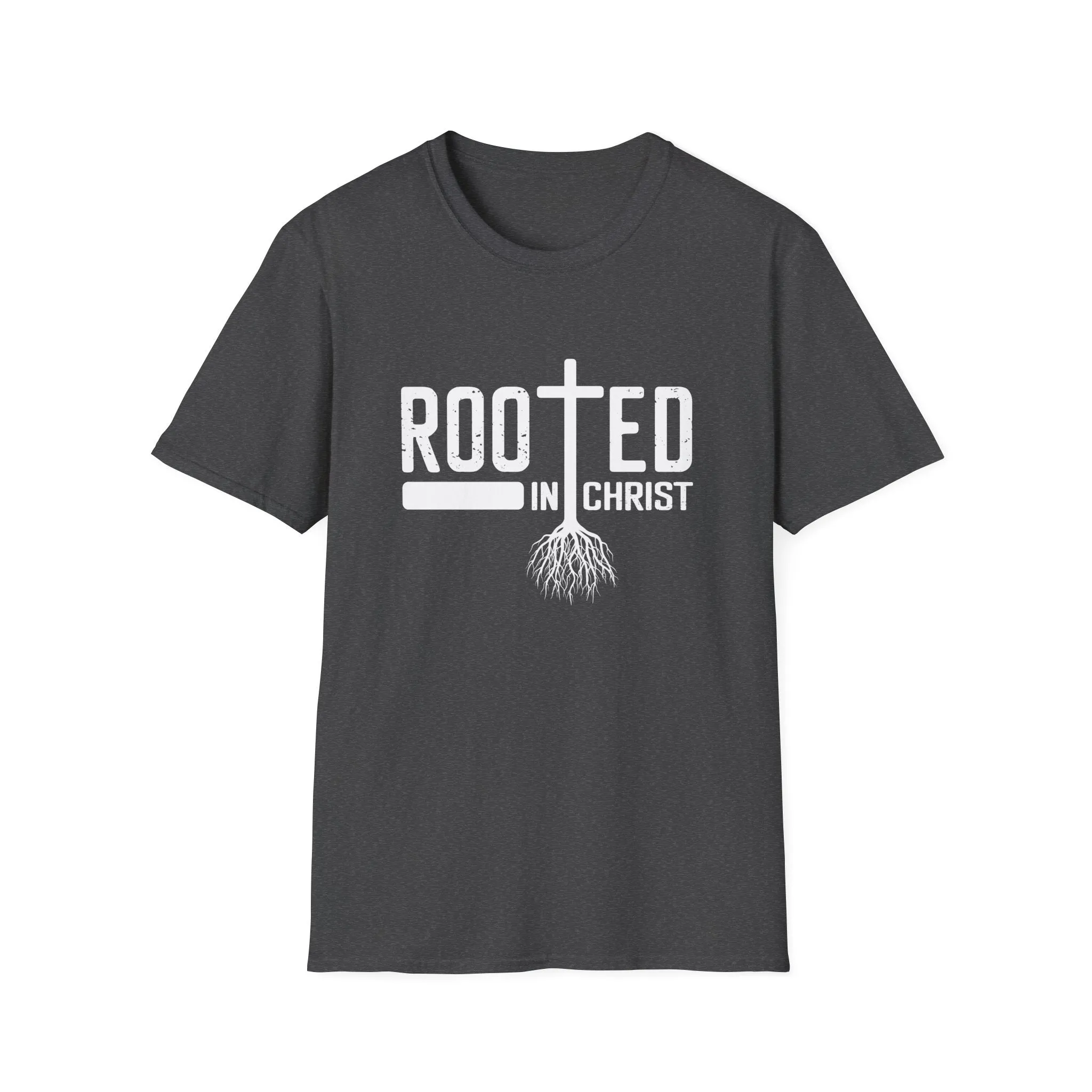 Rooted In Christ, Men's Lightweight Fashion Tee