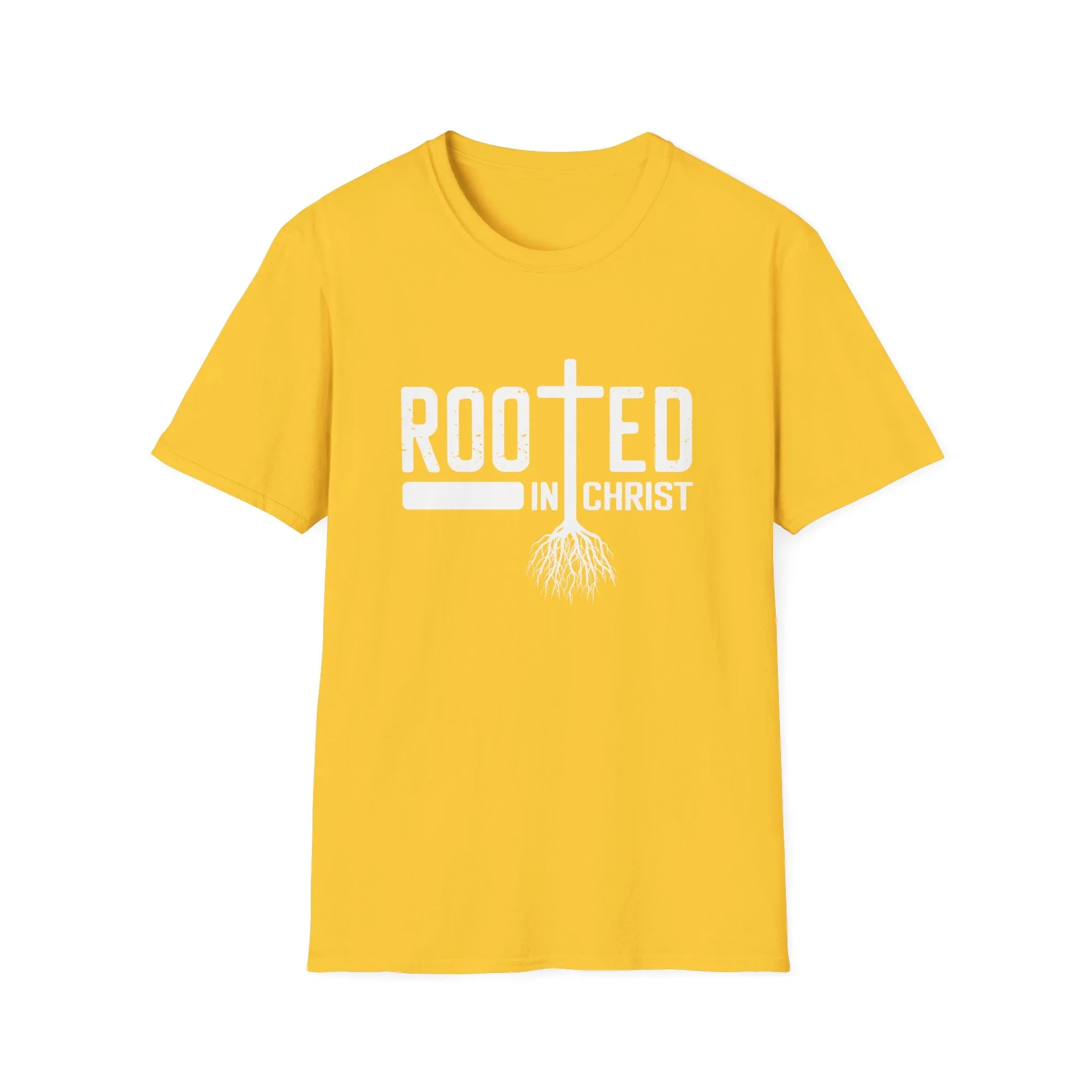 Rooted In Christ, Men's Lightweight Fashion Tee