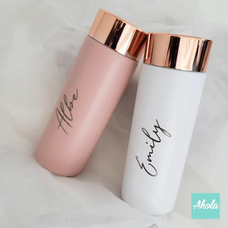 【Rosie】Engraved Stainless Steel Hot or Cold Bottle 刻名不鏽鋼保冷/保温樽