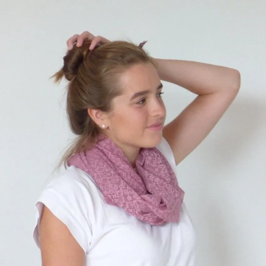 Scarf | Structured Sunflowers | Mesa Rose | One Size