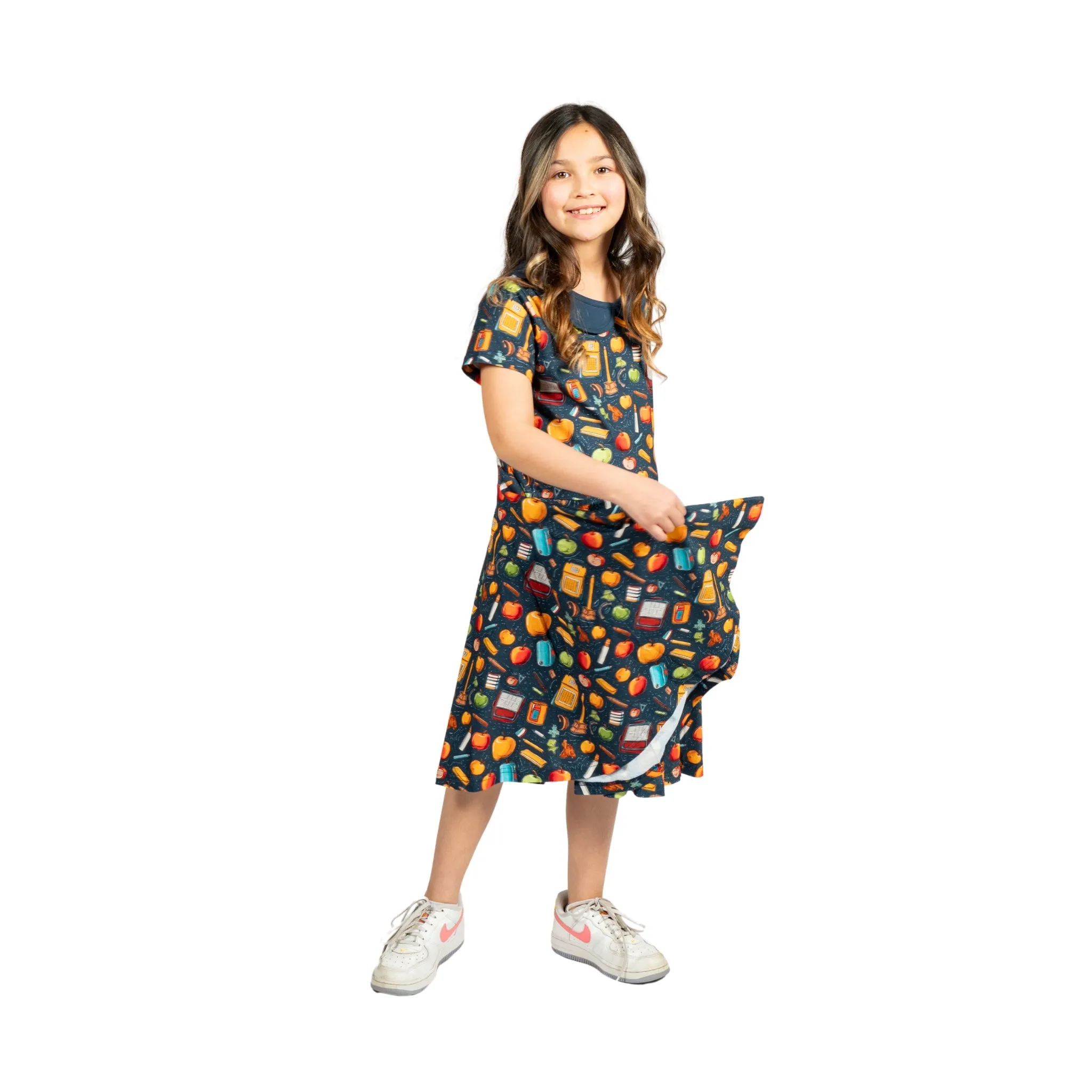 School Tools Kids Twirl Dress