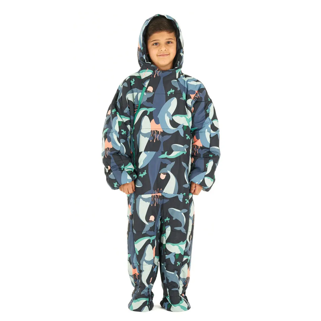 Selk'bag Kids Recycled Deep Sea Sleeping Bag Suit