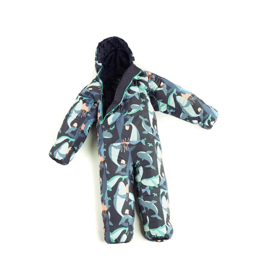 Selk'bag Kids Recycled Deep Sea Sleeping Bag Suit