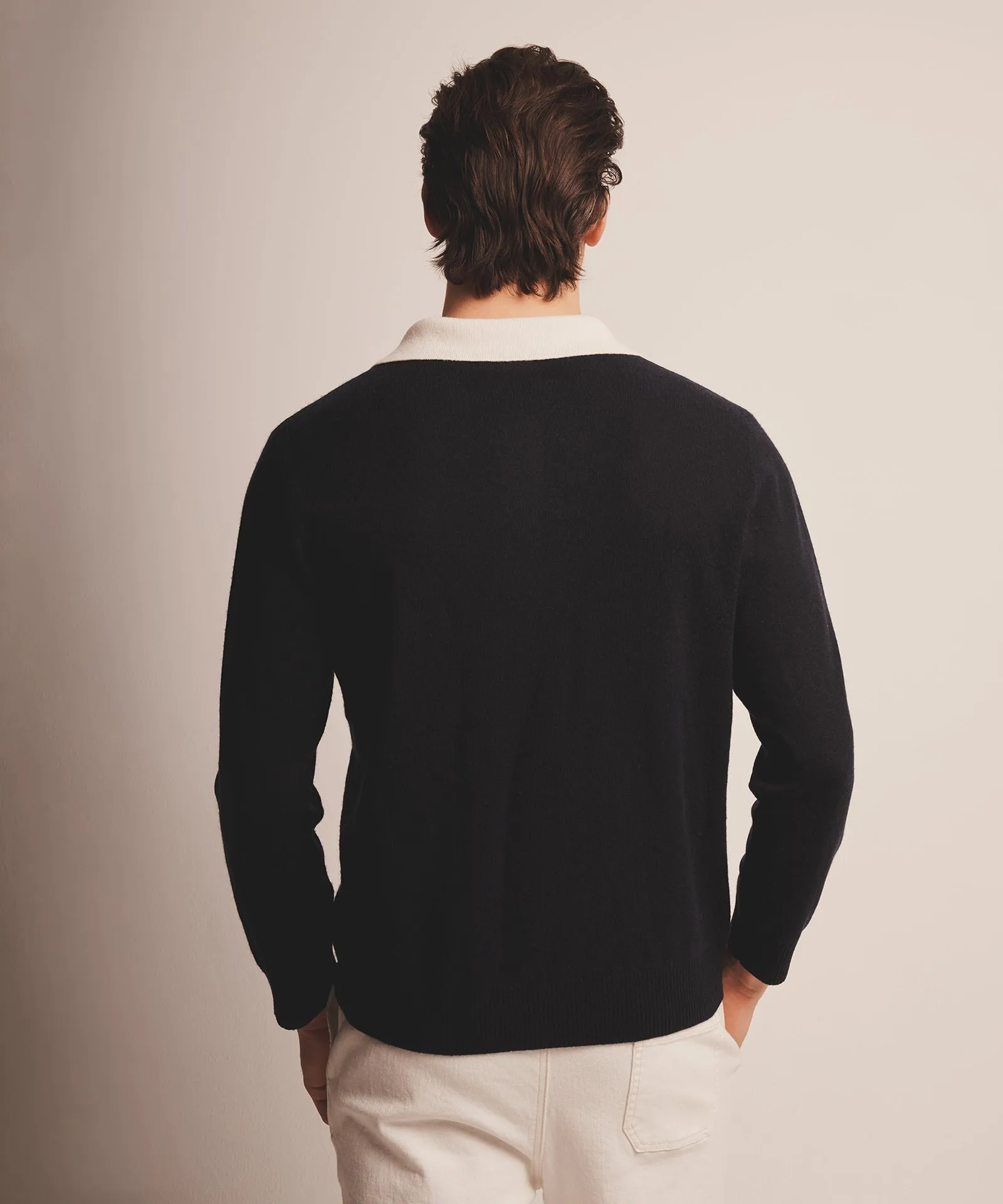 Signature Cashmere Rugby Polo