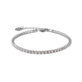 Stainless tennis bracelet