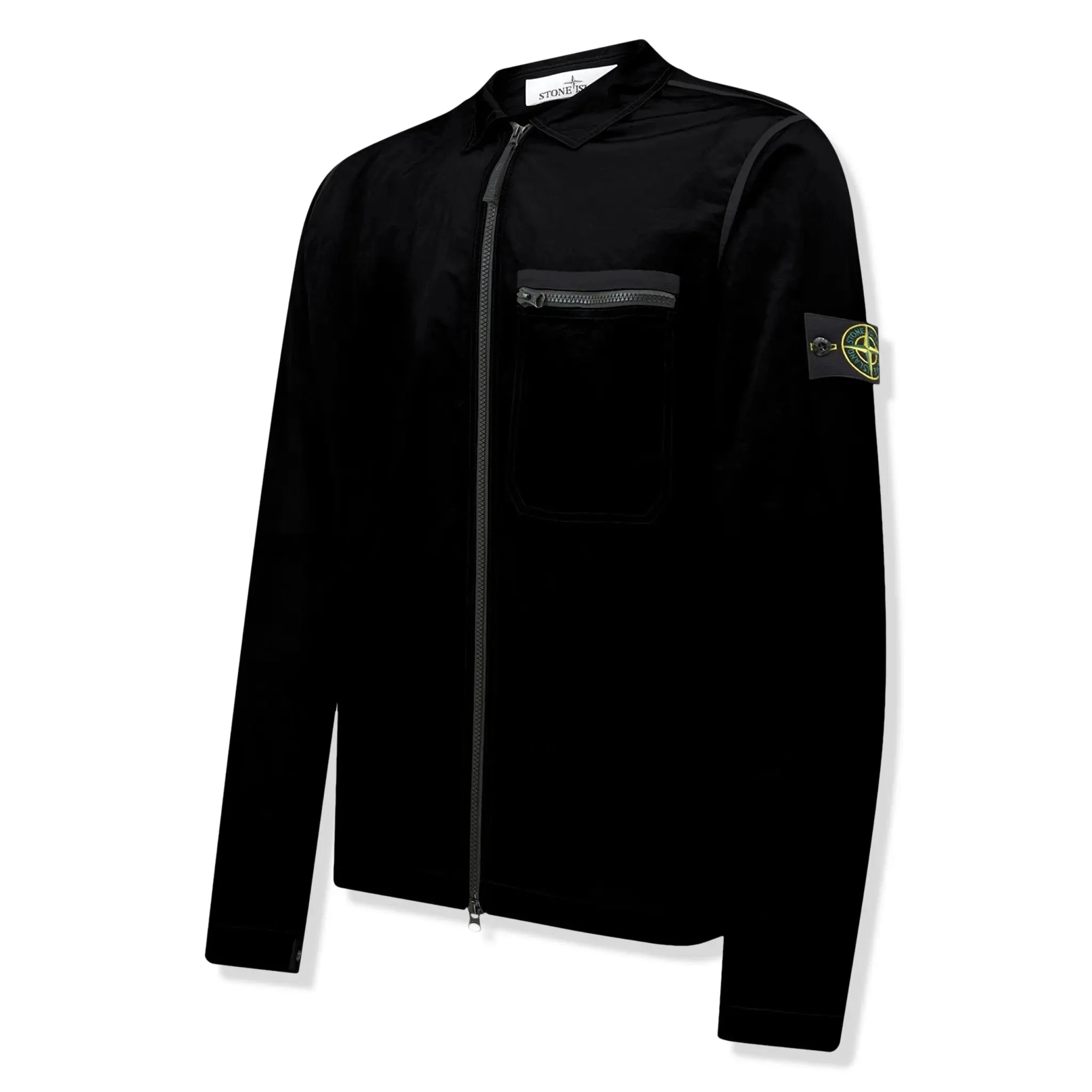 Stone Island Nylon Metal Black Overshirt