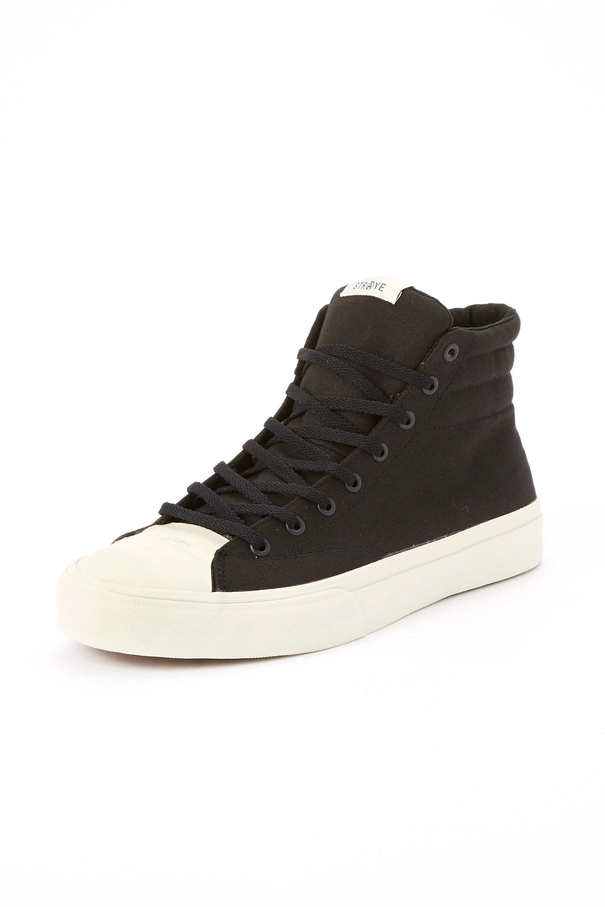 Straye Venice Black Bone High Top Shoes