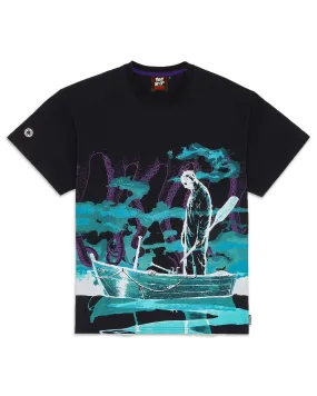 T-Shirt Uomo Jason Octopus River Black