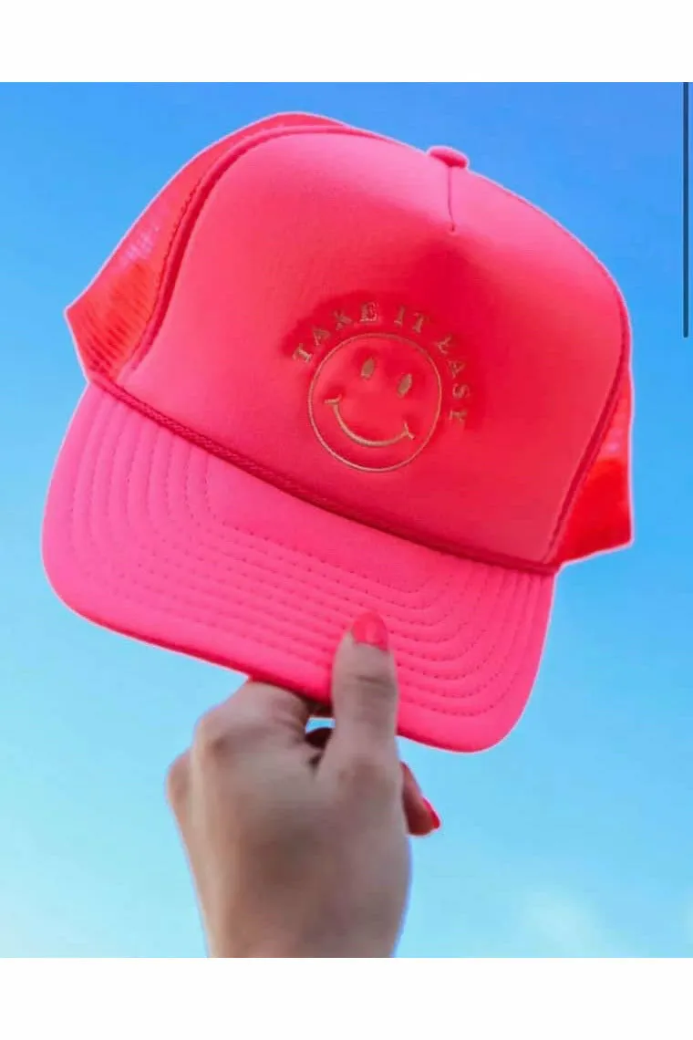 Take It Easy Neon Trucker Hats