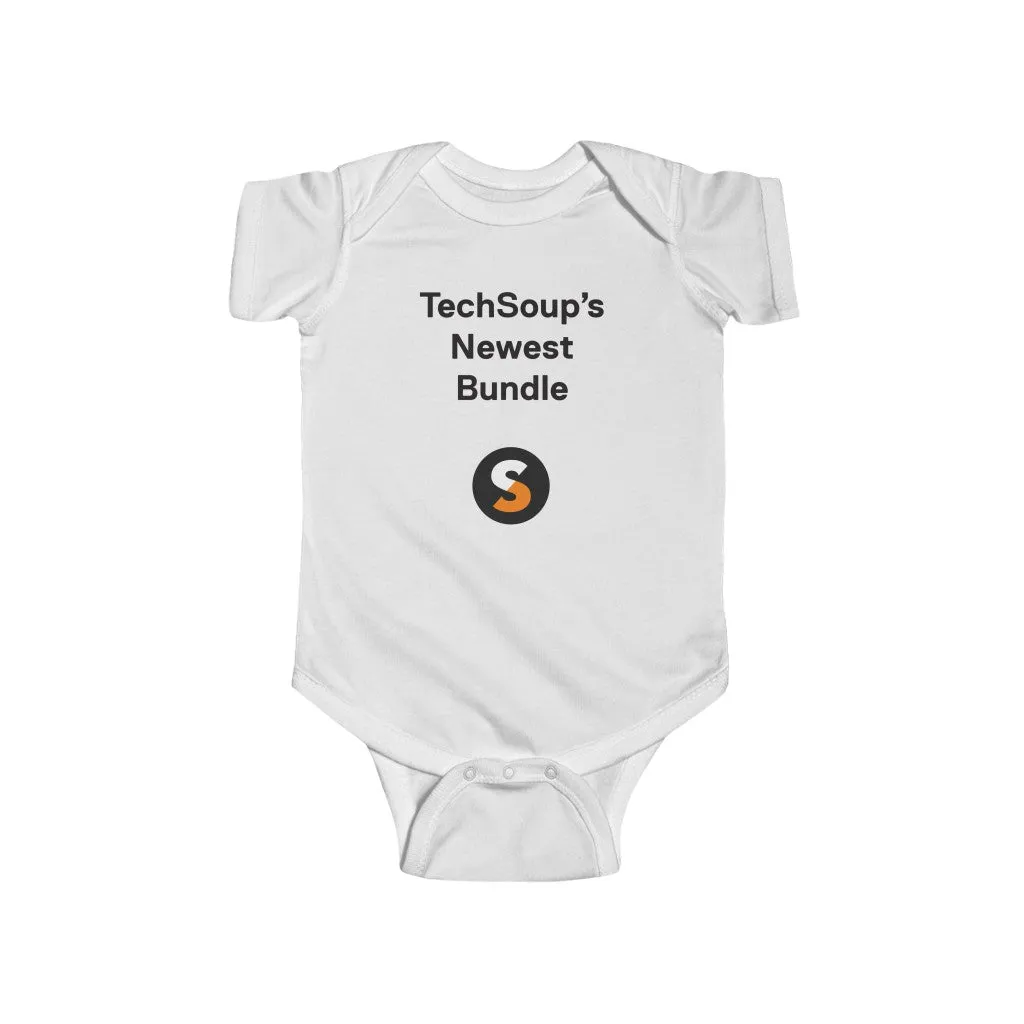 Techsoup (centered) Infant Fine Jersey Bodysuit (US delivery)