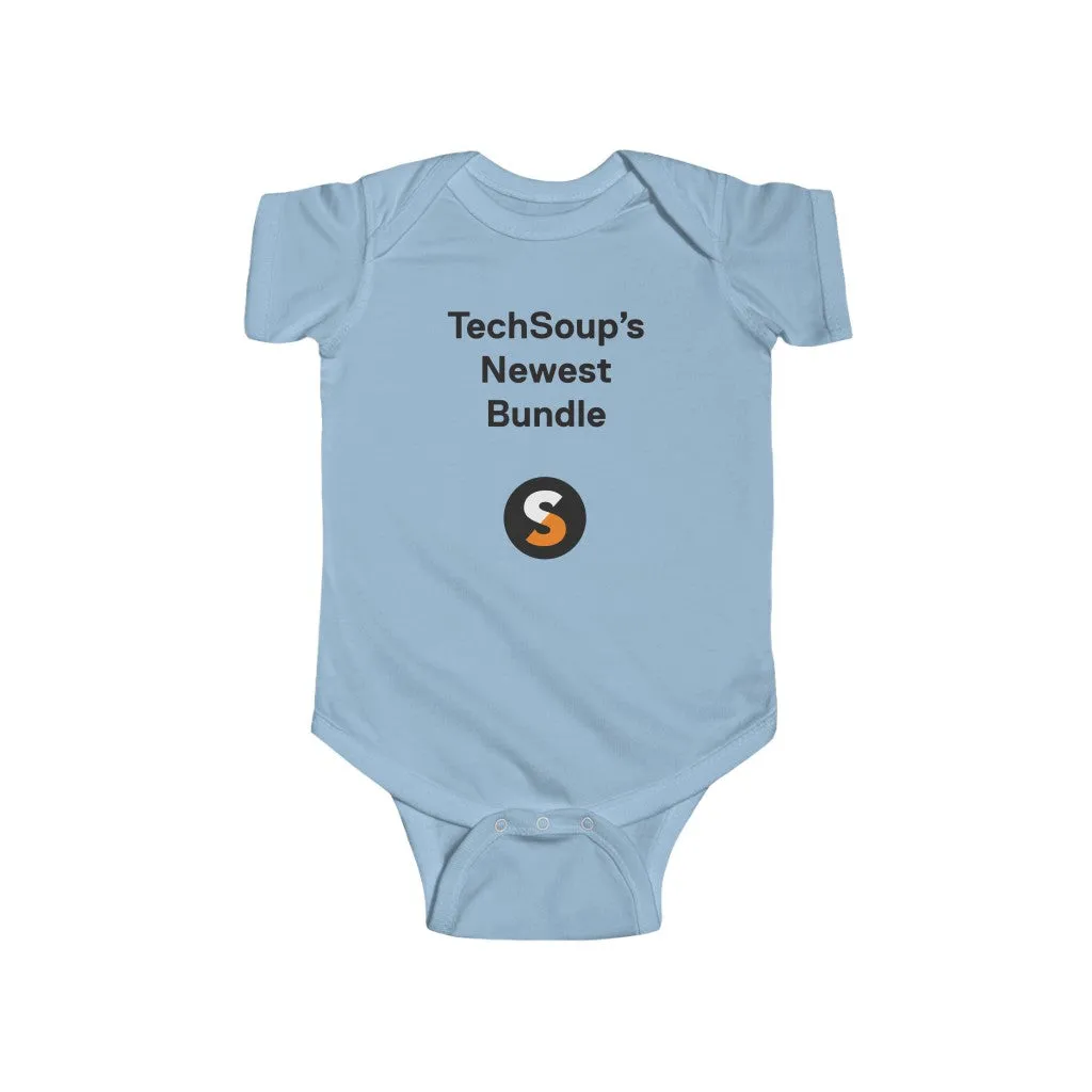 Techsoup (centered) Infant Fine Jersey Bodysuit (US delivery)