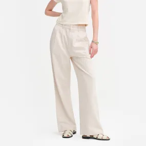 Tencel Twill Pleated Pant