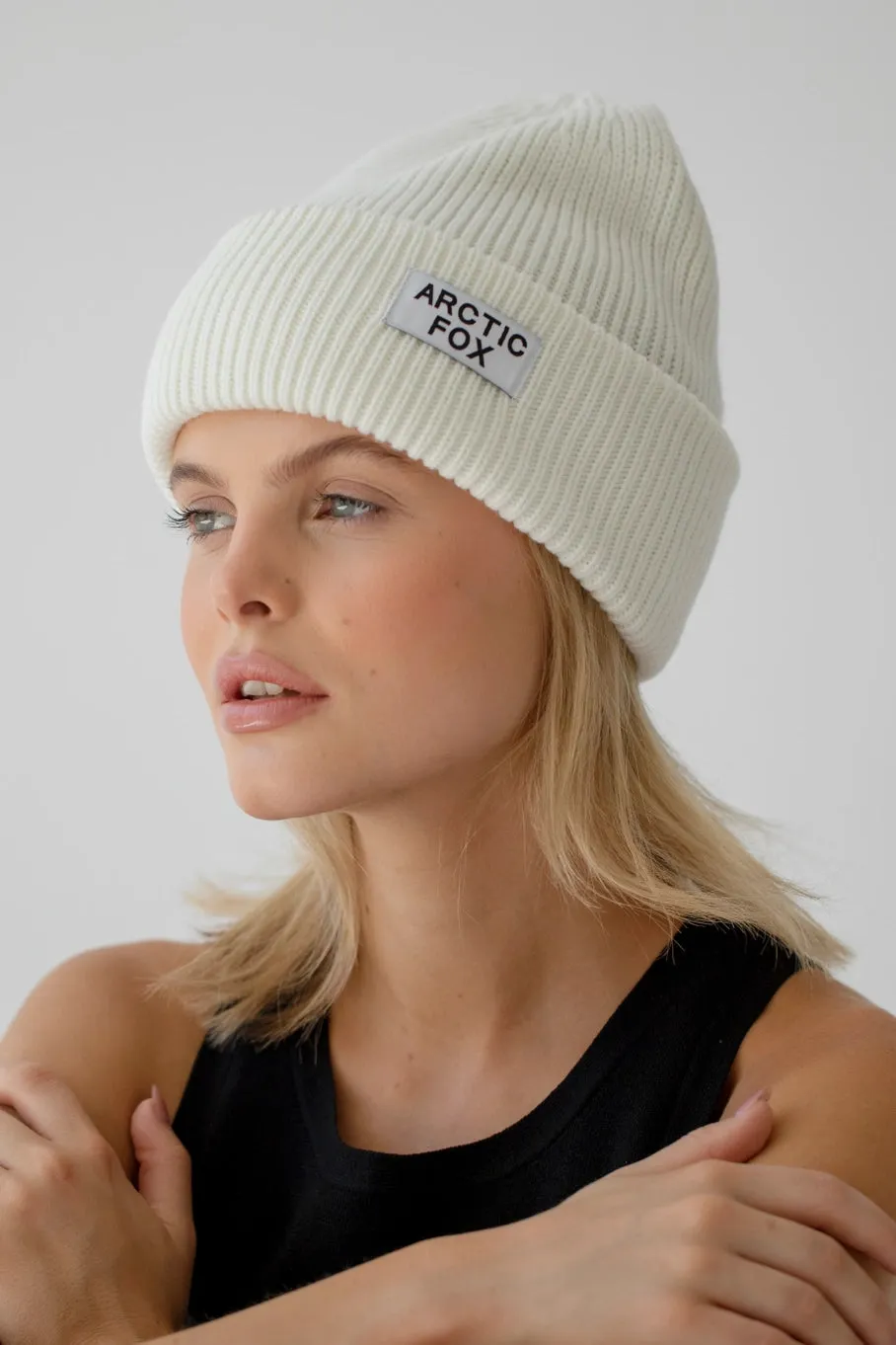 The Recycled Bottle Beanie Winter White by Arctic Fox