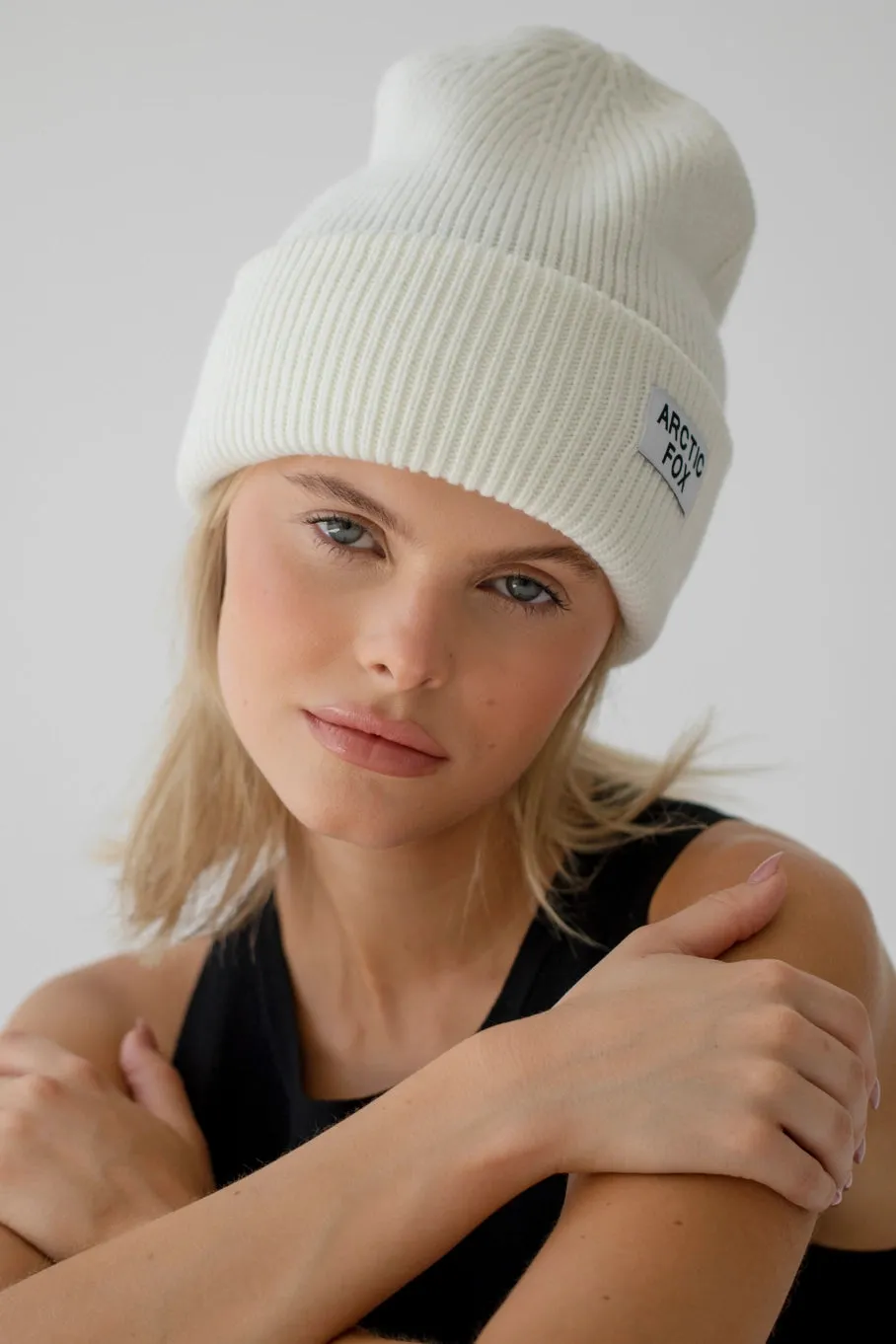 The Recycled Bottle Beanie Winter White by Arctic Fox