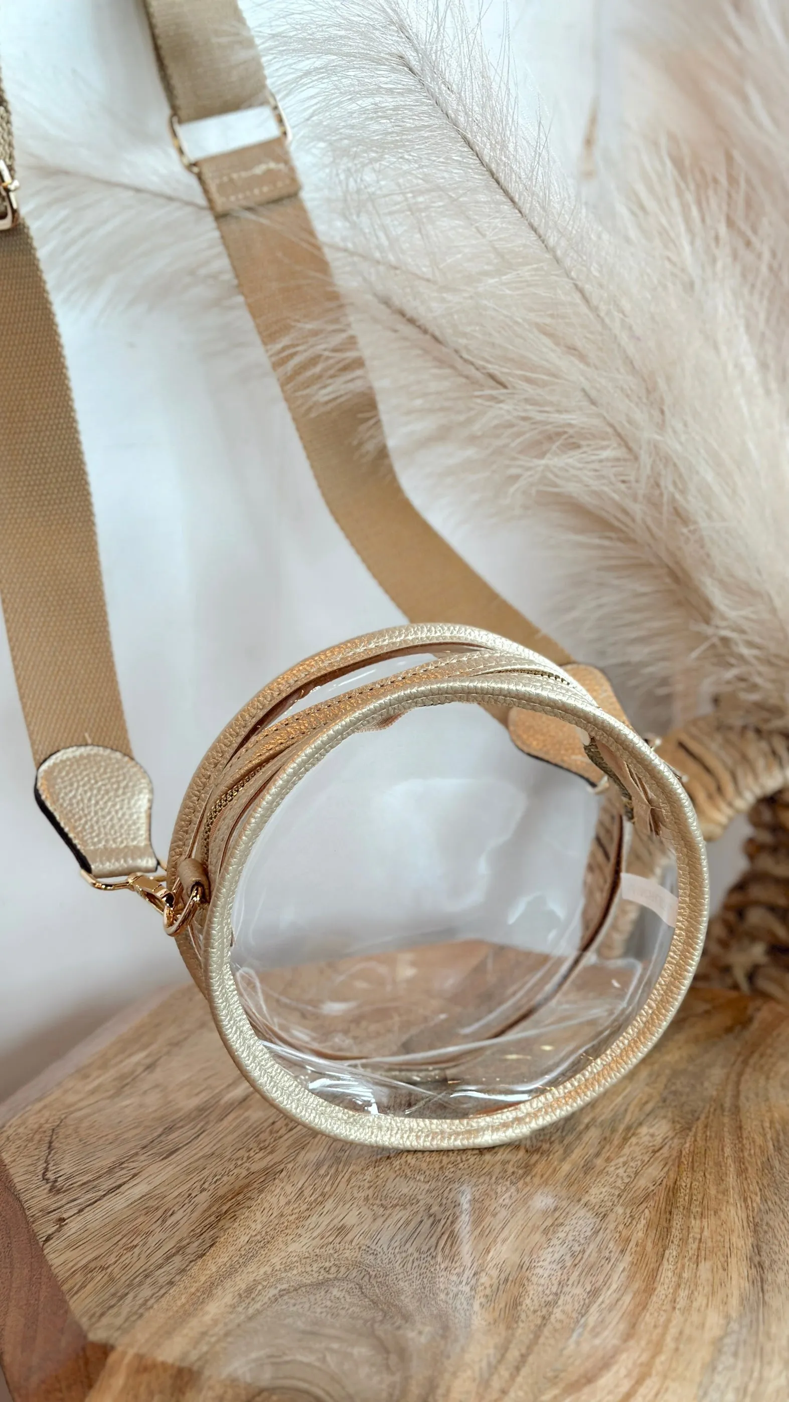 The Round and Round clear bag