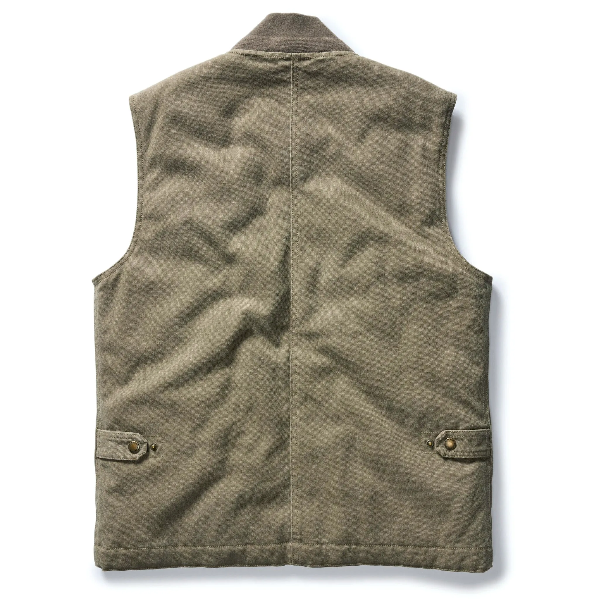 The Workhorse Vest in Stone Boss Duck