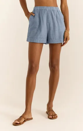 Wave Skimmer Shorts in Deep Indigo