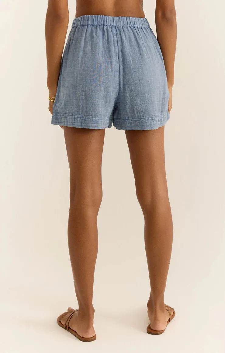 Wave Skimmer Shorts in Deep Indigo