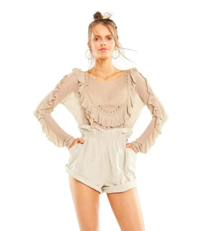 Wildfox Camilla Sweater Maderas Tan