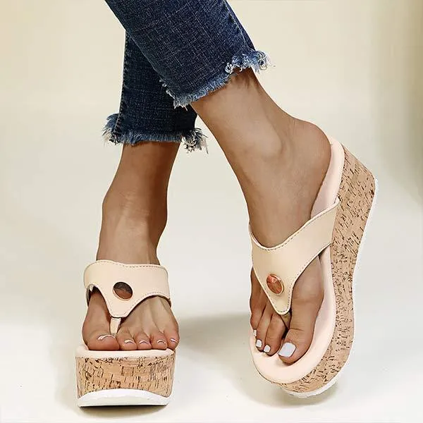 Women'S Beach Wedge Sandals 30856676C