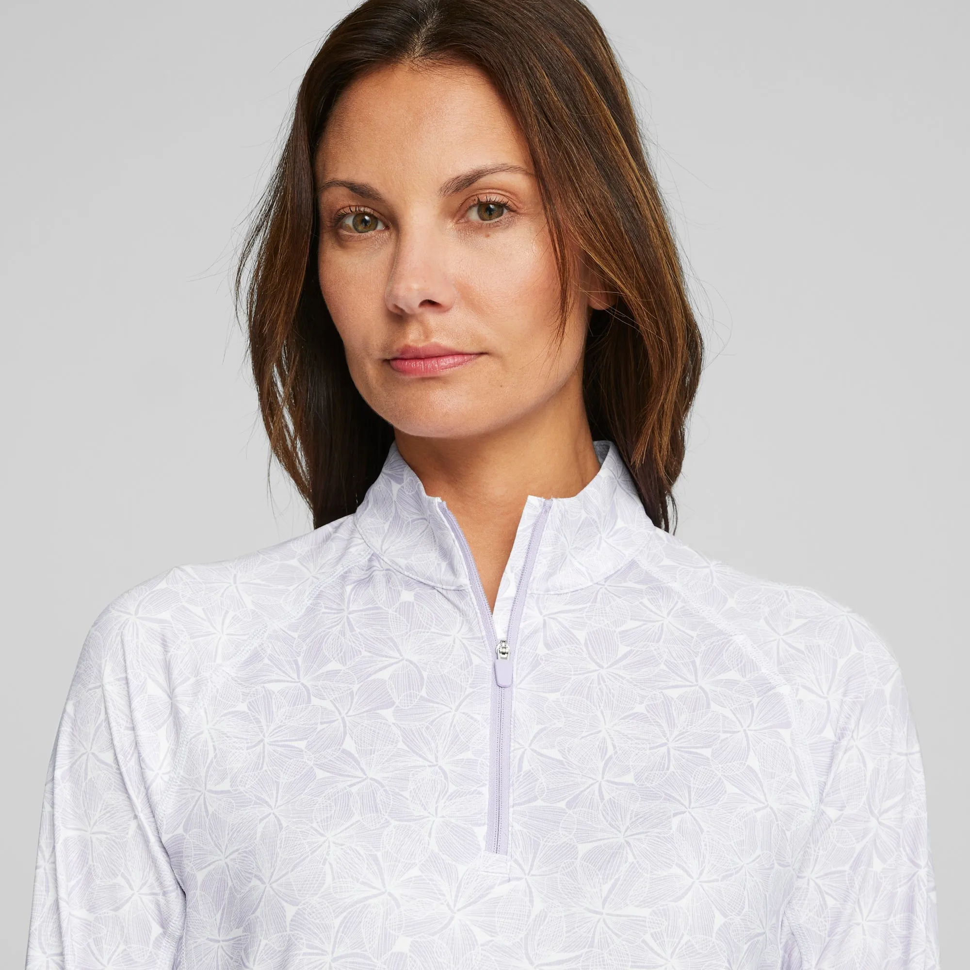 Women's YouV Plumeria Golf 1/4 Zip