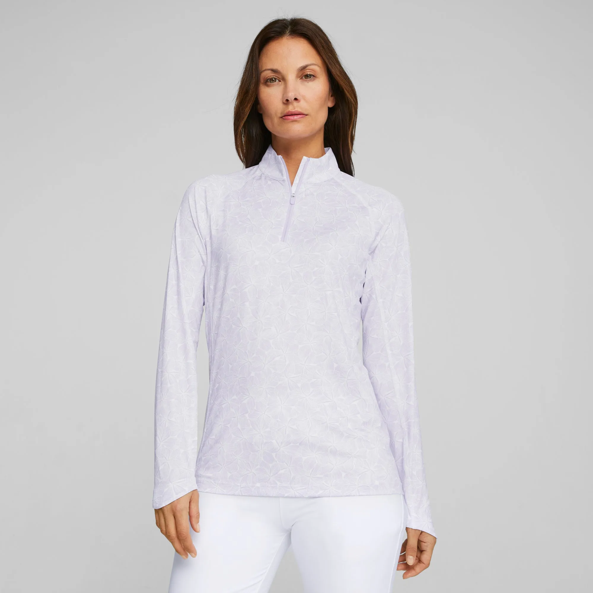 Women's YouV Plumeria Golf 1/4 Zip